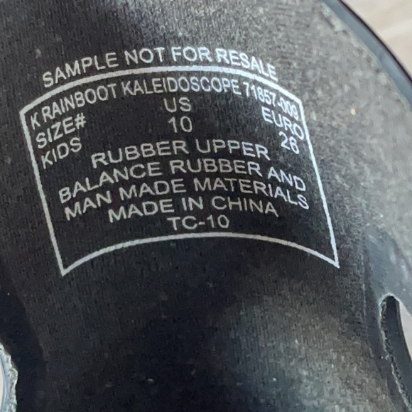 NWOT Bogs for Kids Rain-boots Size 10 - Picture 9 of 11